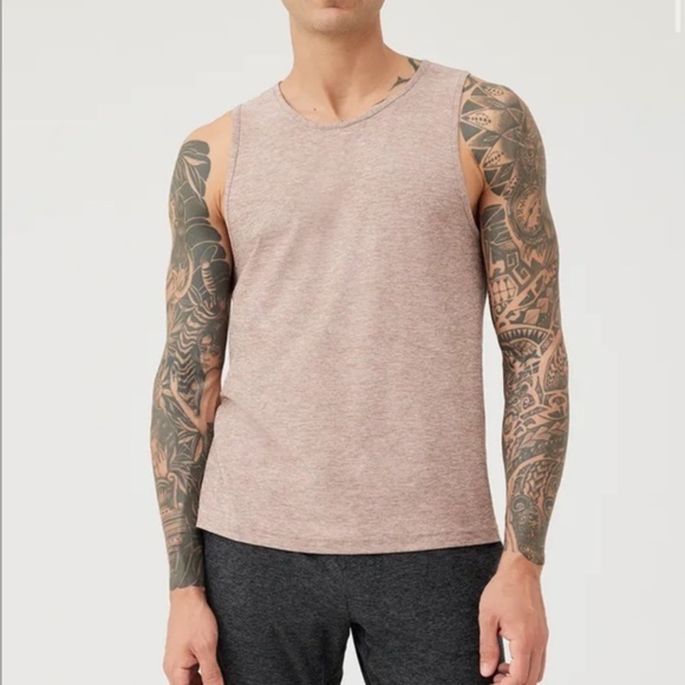 Mens outdoor voices cloudknit tank top mocha, x-small